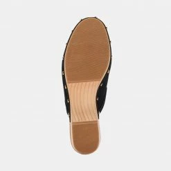 DOLCEVITA CLOSEN CLOGS BLACK NUBUCK