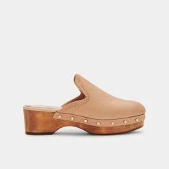 DOLCEVITA CLOSEN CLOGS CAMEL NUBUCK