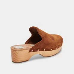 DOLCEVITA MULES & CLOGS CLOSEN CLOGS COGNAC SUEDE