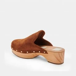 DOLCEVITA MULES & CLOGS CLOSEN CLOGS COGNAC SUEDE
