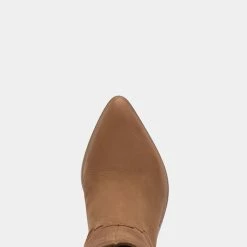 DOLCEVITA WESTERN INSPIRED SOLEI BOOTS WHISKEY NUBUCK