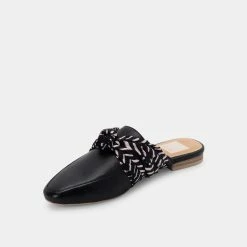 DOLCEVITA HYLDA FLATS BLACK LEATHER