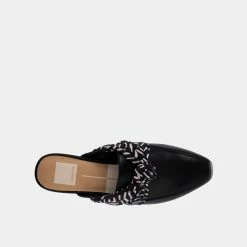 DOLCEVITA HYLDA FLATS BLACK LEATHER