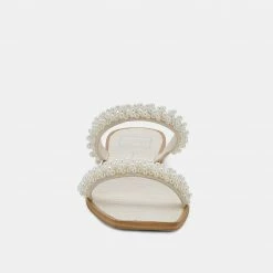 DOLCEVITA IVEE SANDALS VANILLA PEARLS