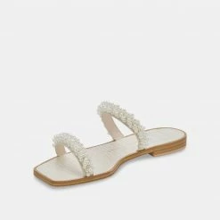 DOLCEVITA IVEE SANDALS VANILLA PEARLS