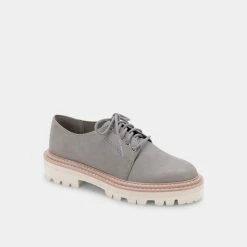DOLCEVITA MARTIE FLATS GREY NUBUCK