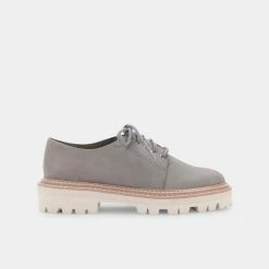 DOLCEVITA MARTIE FLATS GREY NUBUCK