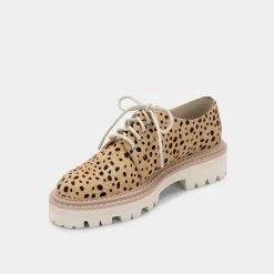 DOLCEVITA MARTIE FLATS LEOPARD CALF HAIR