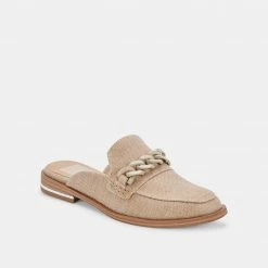 DOLCEVITA PELA FLATS TAUPE CANVAS