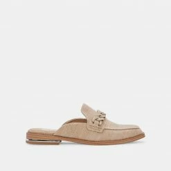 DOLCEVITA PELA FLATS TAUPE CANVAS