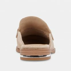 DOLCEVITA PELA FLATS TAUPE CANVAS