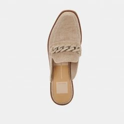 DOLCEVITA PELA FLATS TAUPE CANVAS