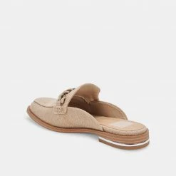 DOLCEVITA PELA FLATS TAUPE CANVAS