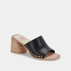 DOLCEVITA AMINO HEELS BLACK LEATHER