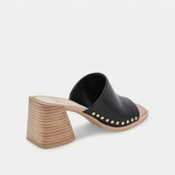 DOLCEVITA AMINO HEELS BLACK LEATHER