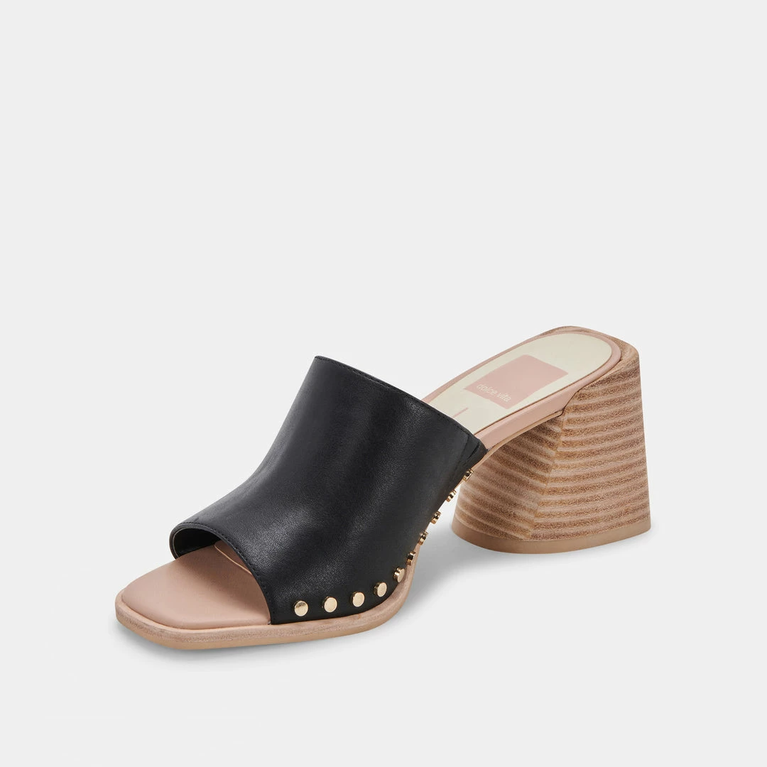 DOLCEVITA AMINO HEELS BLACK LEATHER