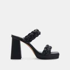 DOLCEVITA SANDALS ASHBY HEELS BLACK STELLA
