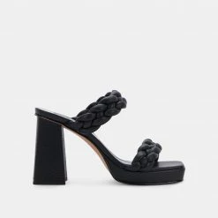 Recurate RESALE ASHBY HEELS IN BLACK STELLA - Re:vita
