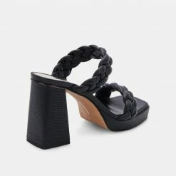 Recurate RESALE ASHBY HEELS IN BLACK STELLA - Re:vita
