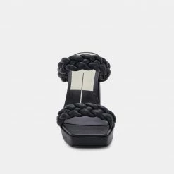 DOLCEVITA SANDALS ASHBY HEELS BLACK STELLA