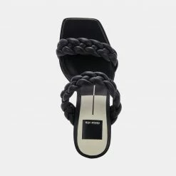 DOLCEVITA SANDALS ASHBY HEELS BLACK STELLA