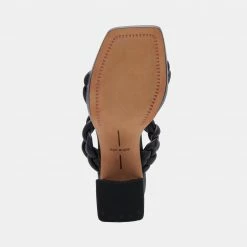 DOLCEVITA SANDALS ASHBY HEELS BLACK STELLA