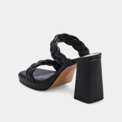 DOLCEVITA SANDALS ASHBY HEELS BLACK STELLA