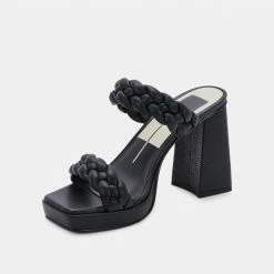 Recurate RESALE ASHBY HEELS IN BLACK STELLA - Re:vita