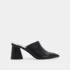 DOLCEVITA HEELS AYDIN MULES BLACK LEATHER
