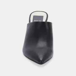 DOLCEVITA HEELS AYDIN MULES BLACK LEATHER