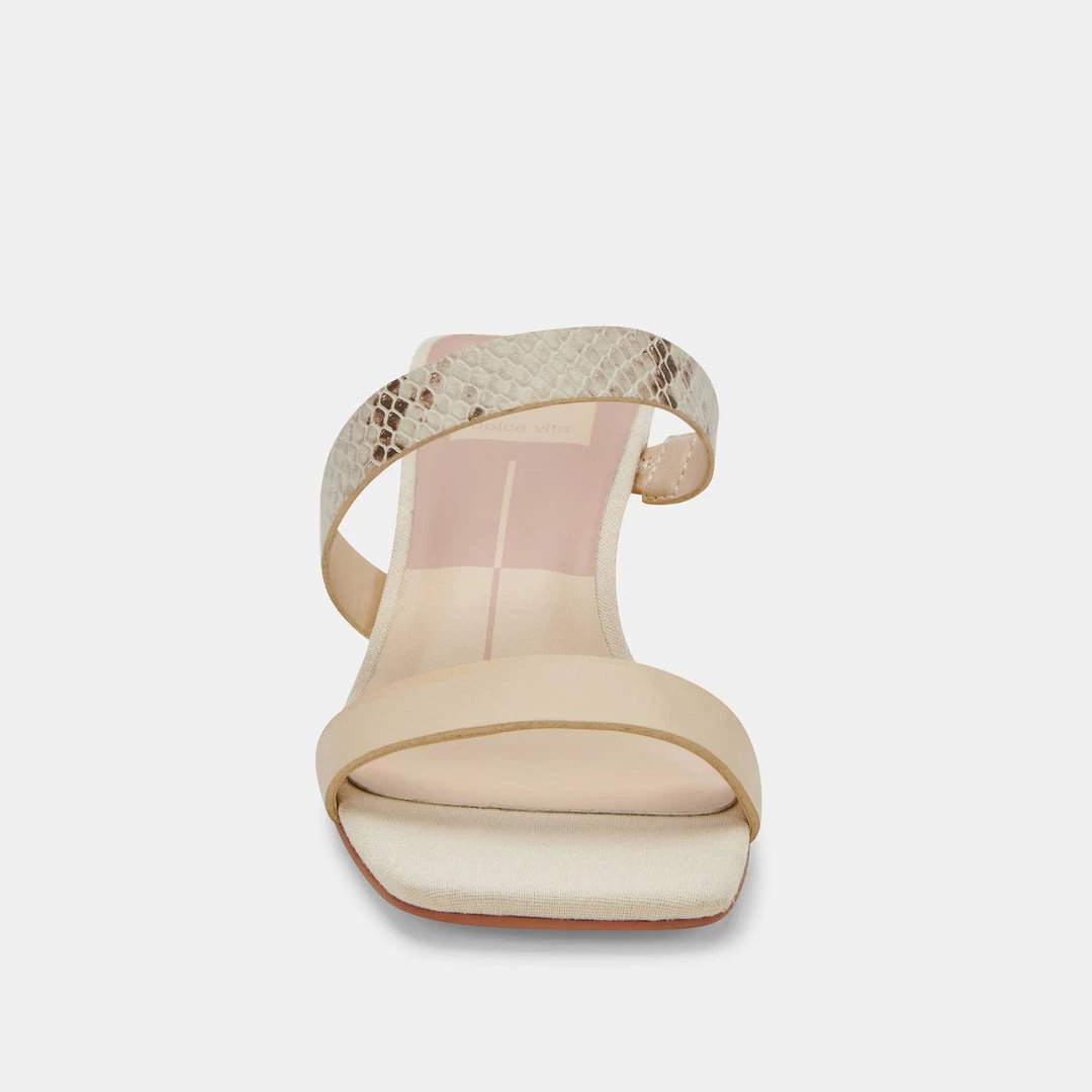 DOLCEVITA BERTIE HEELS CREAM LEATHER