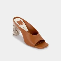 DOLCEVITA DESI HEELS LT LUGGAGE LEATHER