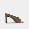 DOLCEVITA DESI HEELS OLIVE LEATHER