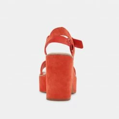 DOLCEVITA ELLY HEELS PERSIMMON SUEDE