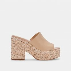 DOLCEVITA ELORA HEELS BLUSH LEATHER