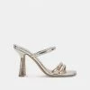 DOLCEVITA FORT HEELS LIGHT GOLD CRACKLED STELLA