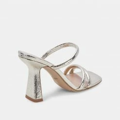 DOLCEVITA FORT HEELS LIGHT GOLD CRACKLED STELLA