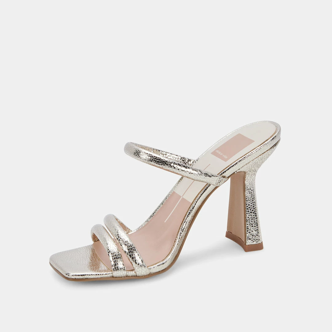 DOLCEVITA FORT HEELS LIGHT GOLD CRACKLED STELLA