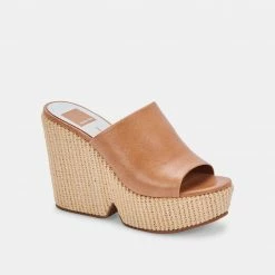 DOLCEVITA HEELS GILMA WEDGES SADDLE LEATHER