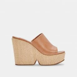 DOLCEVITA HEELS GILMA WEDGES SADDLE LEATHER