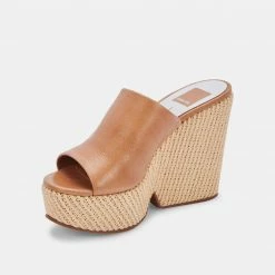 DOLCEVITA HEELS GILMA WEDGES SADDLE LEATHER