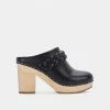 DOLCEVITA HILA HEELS BLACK LEATHER
