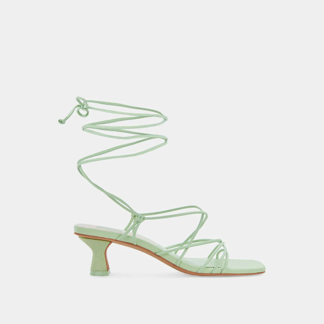 DOLCEVITA KARIELLE HEELS PISTACHIO STELLA SANDALS