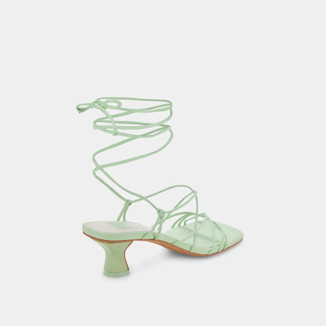 DOLCEVITA KARIELLE HEELS PISTACHIO STELLA SANDALS