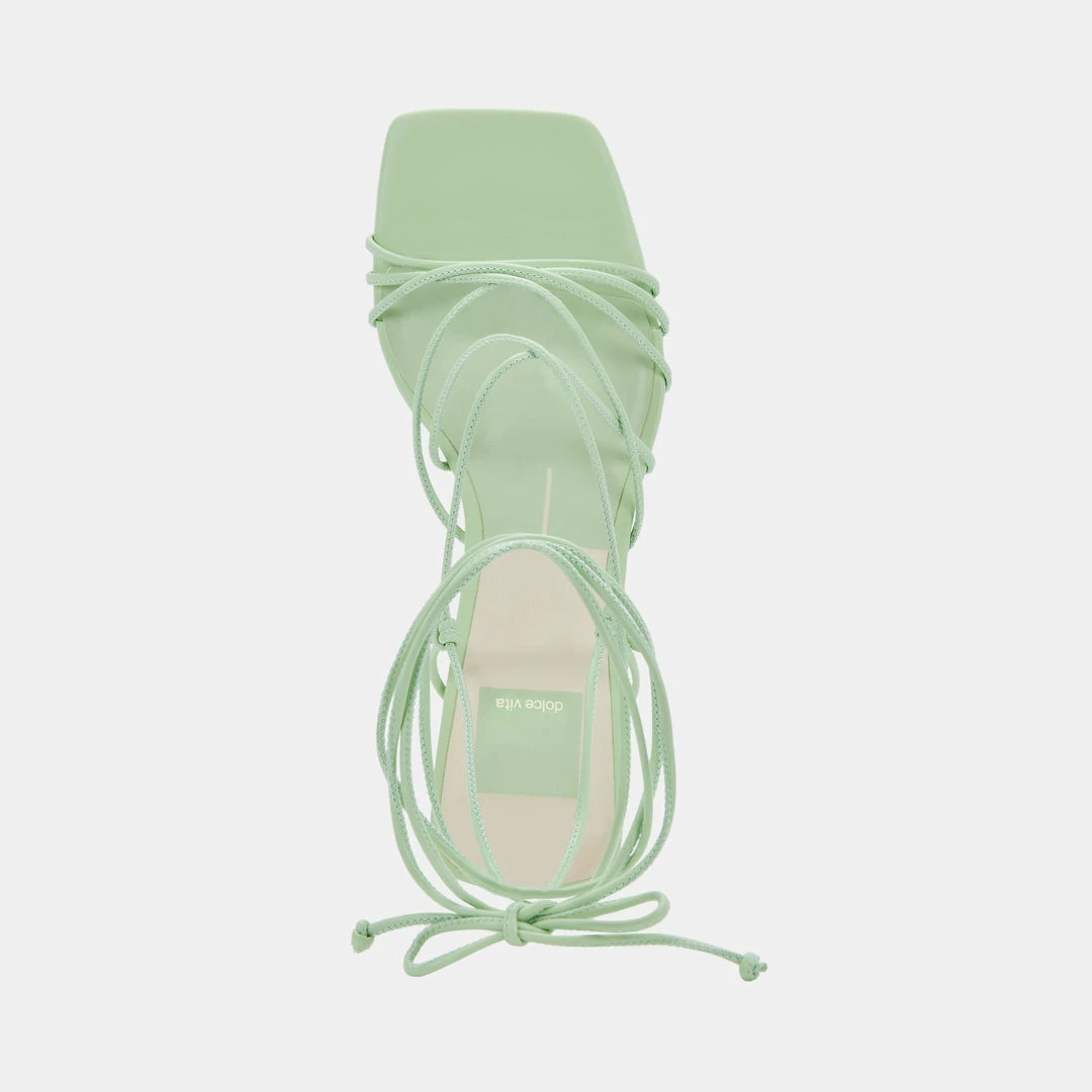 DOLCEVITA KARIELLE HEELS PISTACHIO STELLA SANDALS