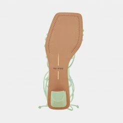DOLCEVITA KARIELLE HEELS PISTACHIO STELLA SANDALS