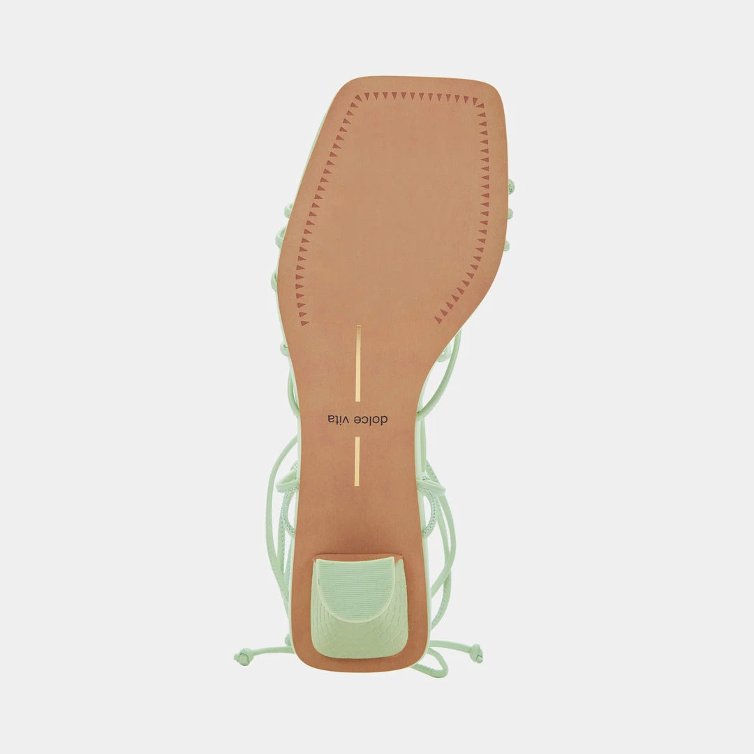 DOLCEVITA KARIELLE HEELS PISTACHIO STELLA SANDALS