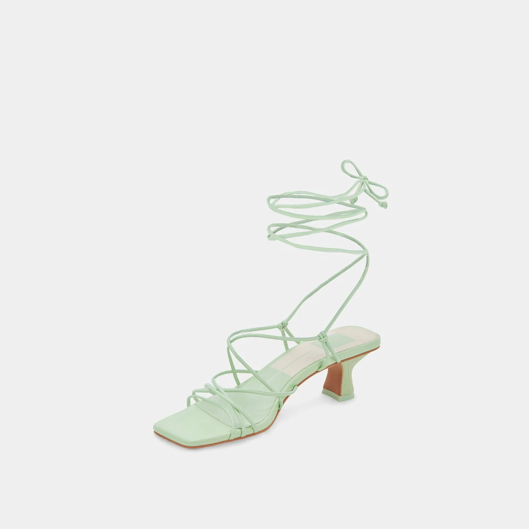 DOLCEVITA KARIELLE HEELS PISTACHIO STELLA SANDALS