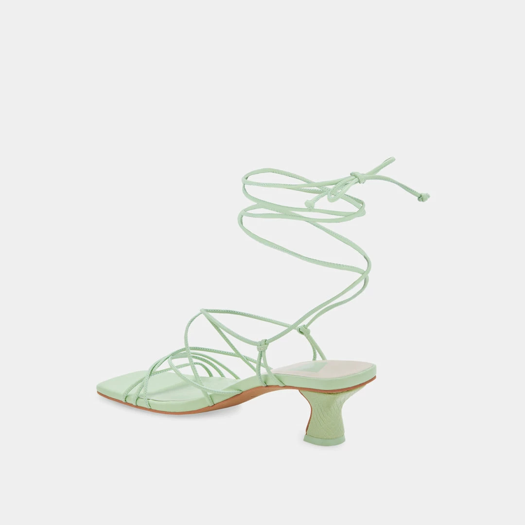 DOLCEVITA KARIELLE HEELS PISTACHIO STELLA SANDALS
