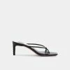 Recurate RESALE Kelsey DiPrima's KAYDEN HEELS IN BLACK LEATHER - Re:vita